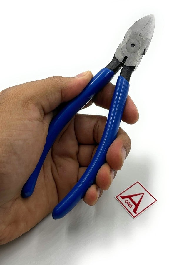 أون قاطعة أسلاك بلاستيكية من Aone بطول 150 مم، مقاس 6 بوصات، متعددة الاستخدامات لقص الأسلاك والبلاستيك، وصنع المجوهرات وإصلاحها، وصناعة الساعات، والتطريز بالخرز، وصنع النماذج، والحرف اليدوية (قد يختلف لون المقبض المطاطي). - Image 3